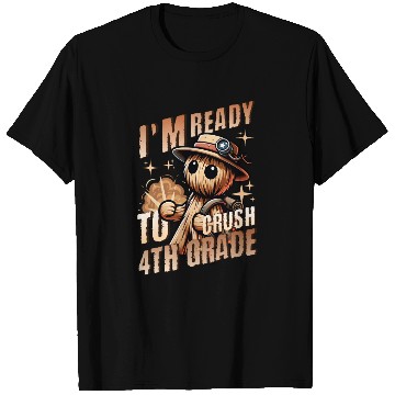 Discover I'm Ready to Crush 4th Grade Back to School funny T Shirts