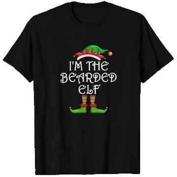 Discover I'm The Bearded Elf T Shirts Matching Family