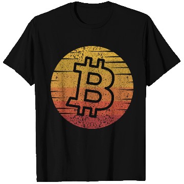 Discover Retro Vintage Bitcoin T Shirts Crypto Trader T Shirts