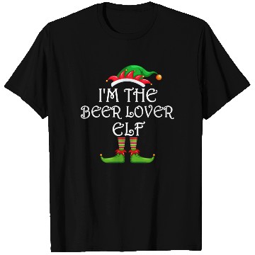 Discover I'm The Beer Lover Elf T Shirts Matching Family