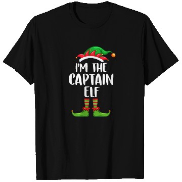Discover I'm The Captain Elf T Shirts Matching Family