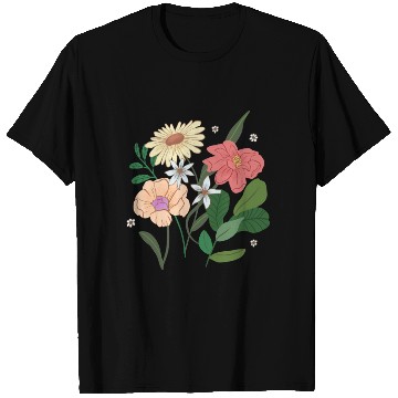 Discover Fully Blossom Flowers T Shirts
