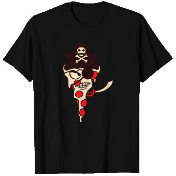 Discover Evil Fast Food Pizza Pirate Captain Cool Eye Patch T Shirts