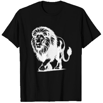 Discover Lion With Mane Large African Cat Of Prey T Shirts