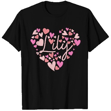 Discover I love Lily hearts in Green T Shirts