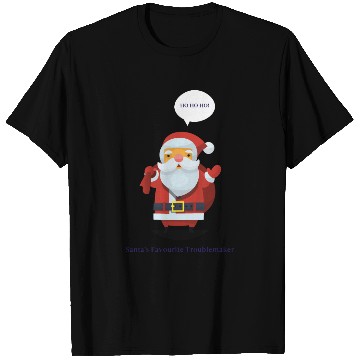 Discover Santa's Favourite Troublemaker Christmas Series T Shirts