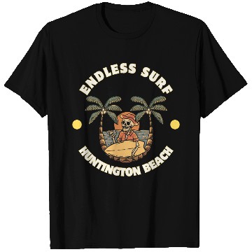 Discover Huntington Beach Endless Surf T Shirts
