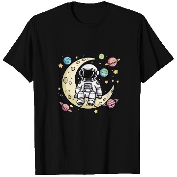 Discover Astronaut T Shirts: Relaxing on the Moon