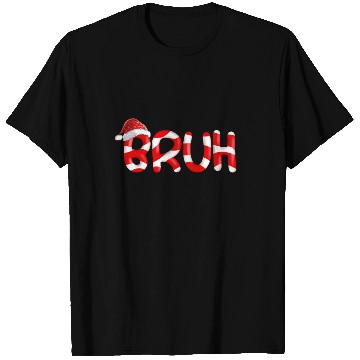 Discover Bruh Christmas Candy Cane Funny Xmas Bruh T Shirts