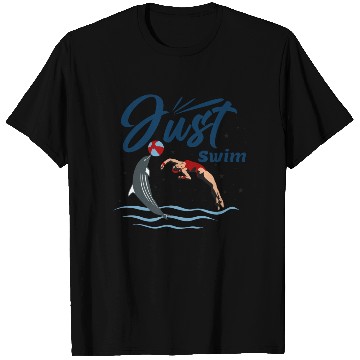 Discover Just Swim - Cute Dolphins With Swimmer T Shirts