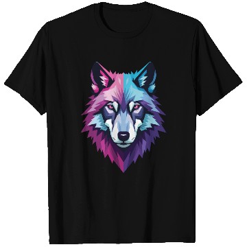 Discover A geometric Wolf T Shirts