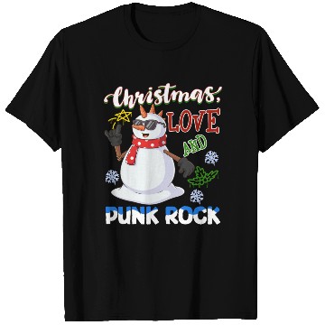 Discover Rocky Christmas: Santa Claus Concert In Punk Rock T Shirts