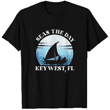 Discover Sunshine-State Florida SEAS DAY KEY-WEST, FL T Shirts