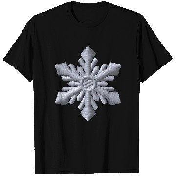 Discover Snowflake embroidered T Shirts