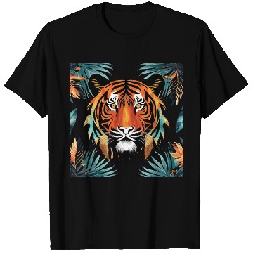 Discover "Royal Tiger: A Striking Blend of Strength T Shirts