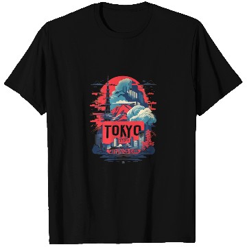 Discover T Shirts with distinctive Tokyo design