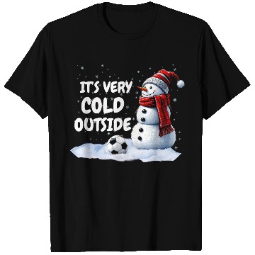 Discover HAPPY SNOWMAN PLAYS FOOTBALL T Shirts