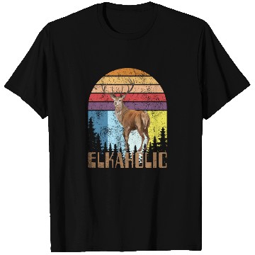 Discover Elk Hunting Elkaholic Hunters T Shirts