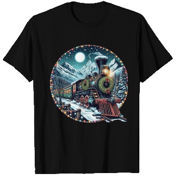 Discover Christmas Train Journey T Shirts