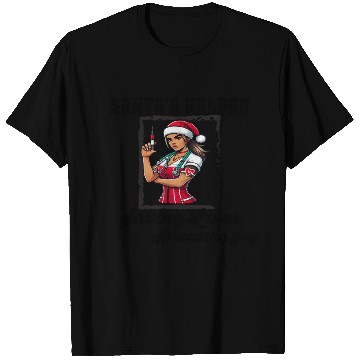 Discover Christmas Santa's nurse T Shirts