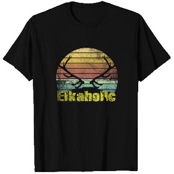 Discover Elk Hunting Elkaholic Hunters T Shirts