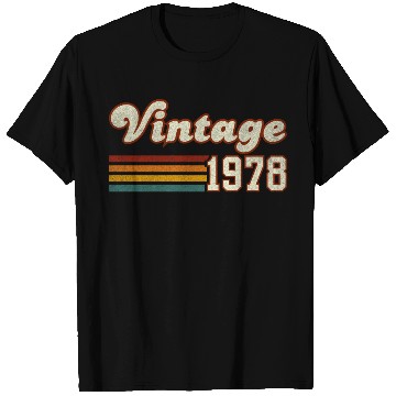 Discover 47th Birthday Gift - Vintage 1978 T Shirts