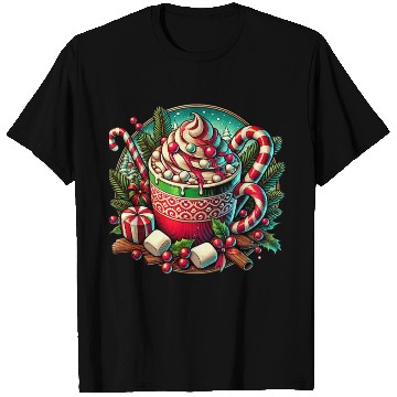 Discover Festive Hot Cocoa Christmas Delight T Shirts