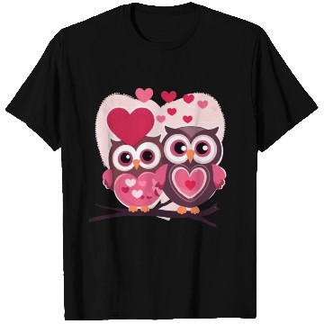 Discover Cute Valentines Owl T Shirts