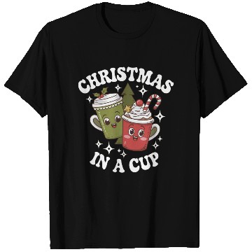 Discover Christmas Cheer in a cup Funny Christmas T Shirts