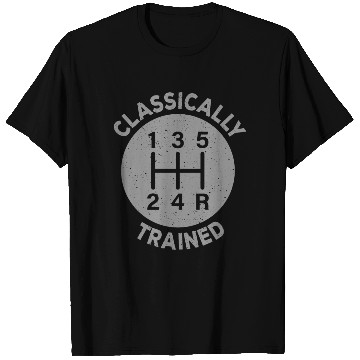 Discover Vintage Classically Trained-Stick Shift T Shirts