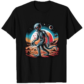 Discover Alien on Mars T Shirts
