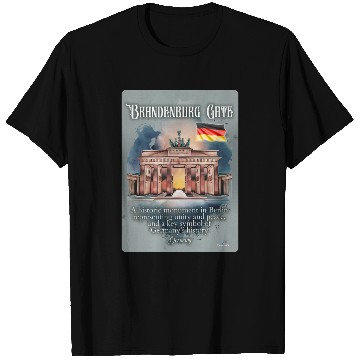 Discover Brandenburg Gate A historic monument in Germany V3 T Shirts