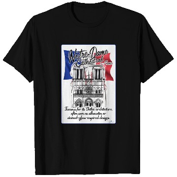 Discover Cathedral Famous for its Gothic architecture T Shirts