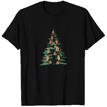 Discover Hot Dog Christmas Tree Holiday Cheer T Shirts