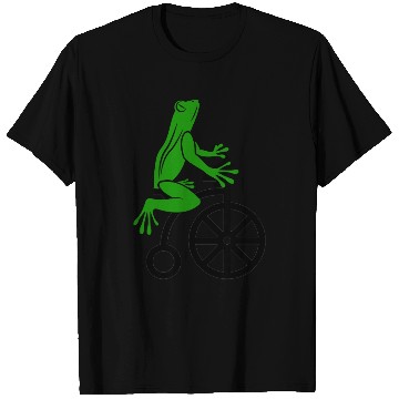 Discover frog bicycle T Shirts