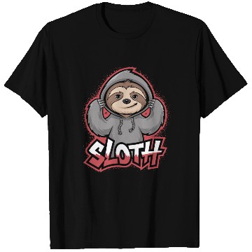 Discover Sloth Hip-Hop Urban Style Funny Animal T Shirts