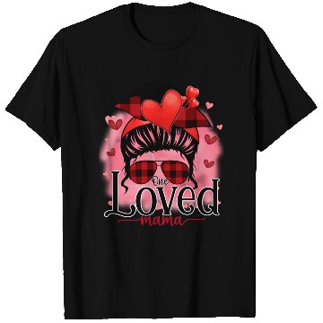 Discover One Loved Mama, Valentines Retro, Valentines Day T Shirts