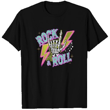 Discover Skeleton Guitar Player Bones Guitarist Musician T Shirts