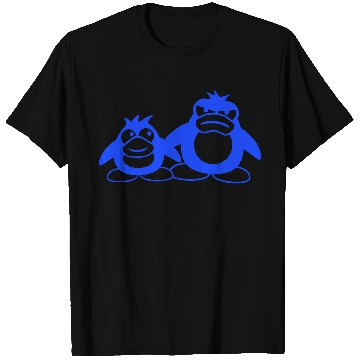 Discover Penguin Two Friends 2 Team Big Brother Angry Crew T Shirts