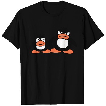 Discover Penguin Two Friends 2 Team Big Brother Angry Crew T Shirts