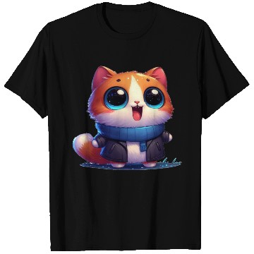 Discover My cute cat in winter T Shirts