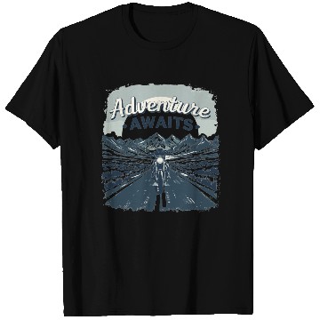 Discover Adventure Awaits Motorcycle Motorcycle Motorcycle T Shirts