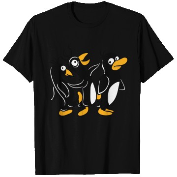 Discover Crazy Penguins Walk Stupid Foot Kick Team Friends T Shirts