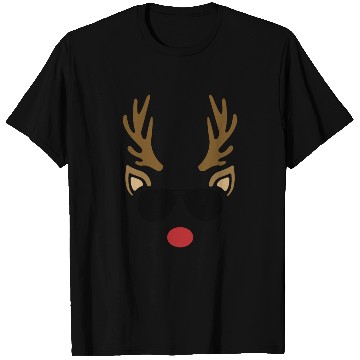 Discover Reindeer and Sunglasses, Christmas T Shirts