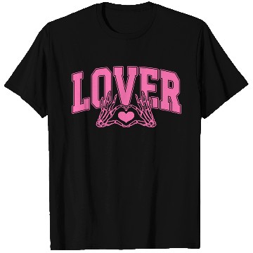 Discover Skeleton Hand Heart Lover Valentine's Day Design T Shirts