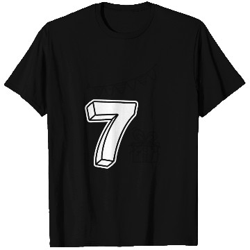 Discover Coloring T Shirts: Number 7 – Creative Birthday Fun