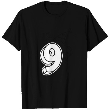 Discover Coloring T Shirts: Number 9 – Creative Birthday Keeps