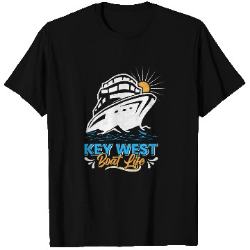 Discover KEY-WEST BOAT LIFE Sailing Florida Keys West Keys T Shirts