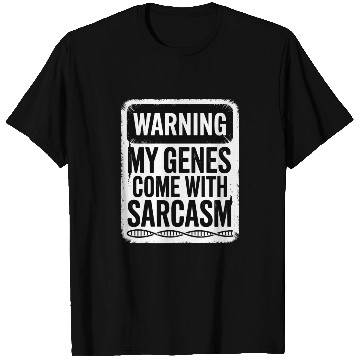 Discover Sarcastic Genealogy DNA Test Genetics Biologist T Shirts