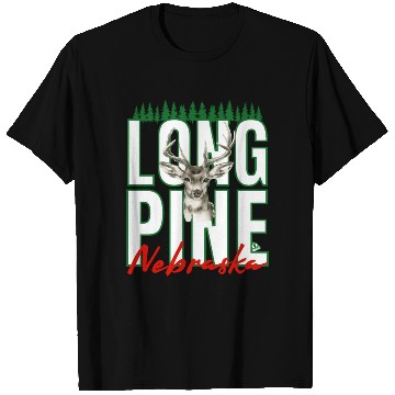 Discover LONG PINE NEBRASKA DEER Family Design T Shirts